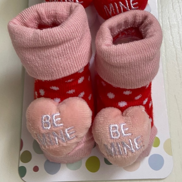 Little Me | 2 pairs rattle booties | baby girl | - Picture 3 of 7